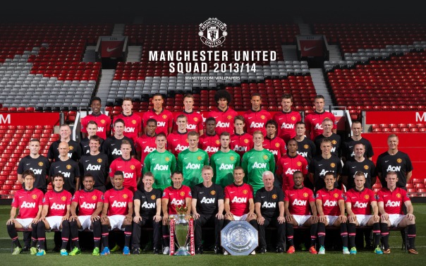 Manchester United Squad 2013-2014 Wallpaper